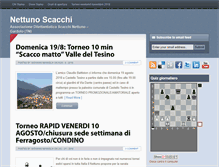 Tablet Screenshot of nettunoscacchi.org